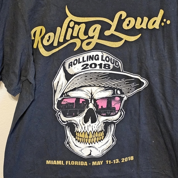 Rolling Loud Hip-Hop Tour T-Shirt - Picture 3 of 8